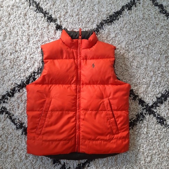 Polo Ralph Laurent olive green down puffer vest - Picture 3 of 7